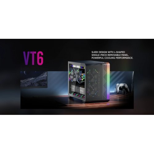 Компютърна кутия 1stPlayer VT6-BK (снимка 9)