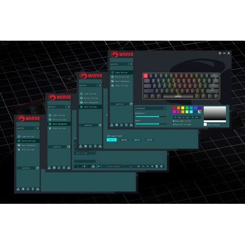 Клавиатура Marvo MARVO-KG933G-BK (снимка 8)