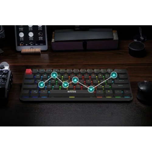 Клавиатура Marvo MARVO-KG933G-WH (снимка 6)
