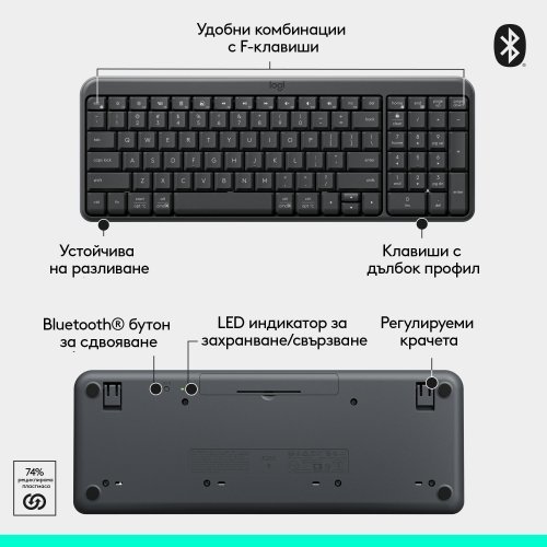 Клавиатура Logitech 920-013451 (снимка 7)