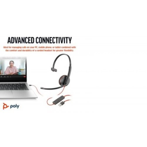 Колцентър слушалка Poly 8X214AA (снимка 7)