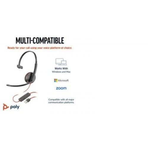 Колцентър слушалка Poly 8X214AA (снимка 8)