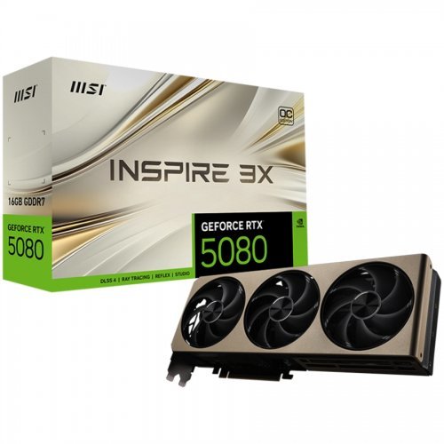 Видео карта MSI RTX_5080_16G_INSPIRE_3X_OC (снимка 1)