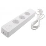 Разклонител DELTACO SH-P03USB2