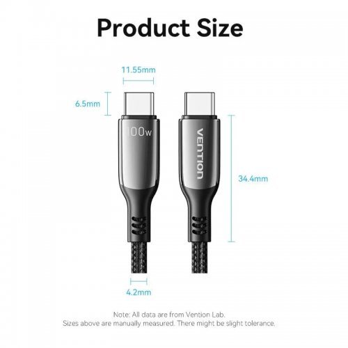 USB кабел Vention CTKBH (снимка 2)