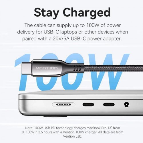 USB кабел Vention CTKBH (снимка 7)