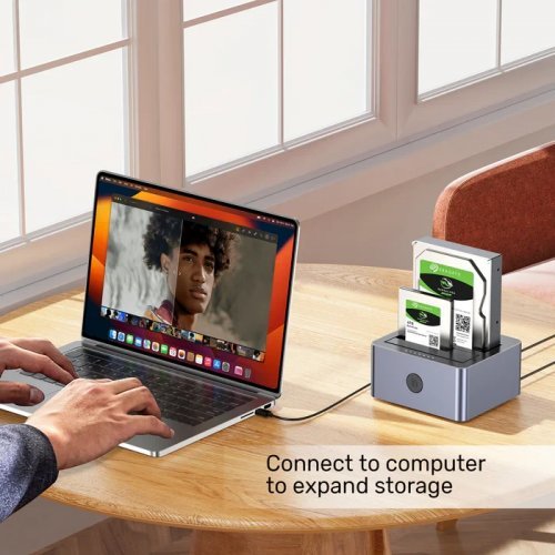 NAS устройство Unitek Y-3026GY01-EU (снимка 11)