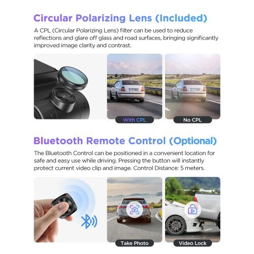 Видеорегистратор VIOFO VIOFO-A229-PRO-3CH (снимка 9)