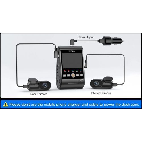 Видеорегистратор VIOFO VIOFO-A229-PRO-3CH (снимка 11)