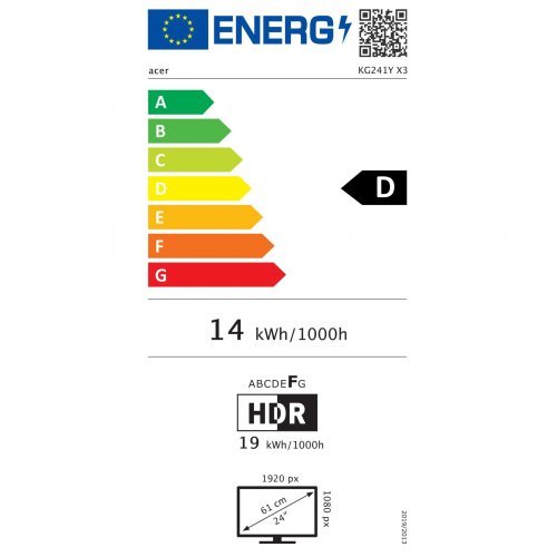 Монитор Acer UM.QX1EE.312 (снимка 5)