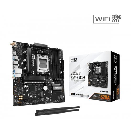 Дънна платка ASRock A620AM PRO-A WIFI (снимка 5)