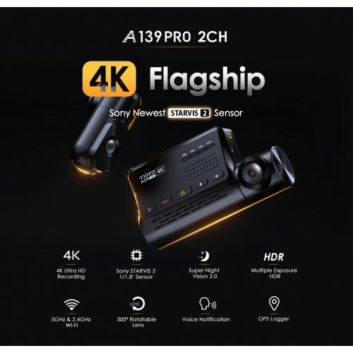 Видеорегистратор VIOFO VIOFO-A139-PRO-3CH (снимка 5)