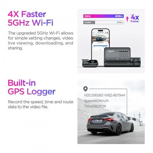 Видеорегистратор VIOFO VIOFO-A139-PRO-3CH (снимка 10)