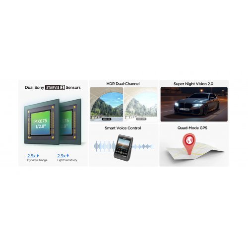 Видеорегистратор VIOFO VIOFO-A229-PLUS-2CH (снимка 18)