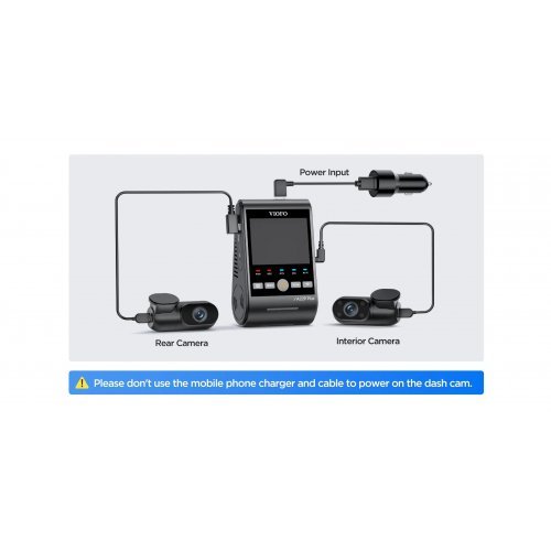 Видеорегистратор VIOFO VIOFO-A229-PLUS-3CH (снимка 17)