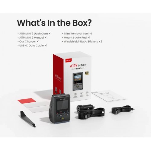 Видеорегистратор VIOFO VIOFO-A119-MINI-2-G (снимка 5)