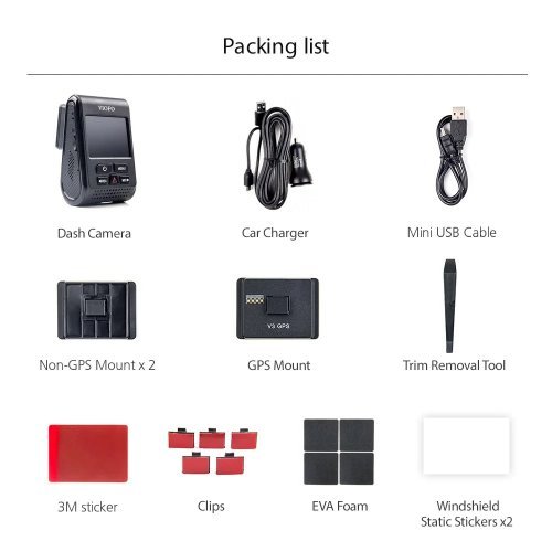 Видеорегистратор VIOFO VIOFO-A119-V3-G (снимка 18)