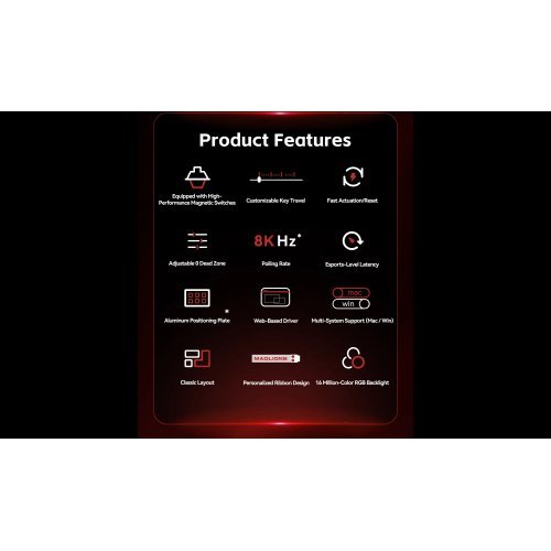 Клавиатура MadLions MAD-60-PRO-GTR-WH (снимка 3)