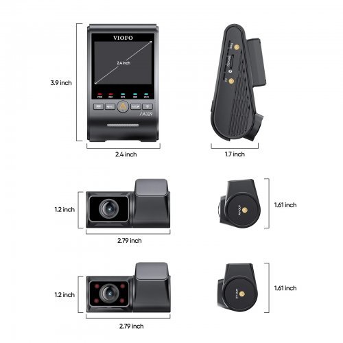 Видеорегистратор VIOFO VIOFO-A329S-3CH (снимка 5)