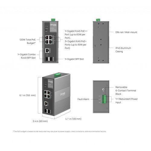 Суич TP-Link IES206GPP (снимка 6)