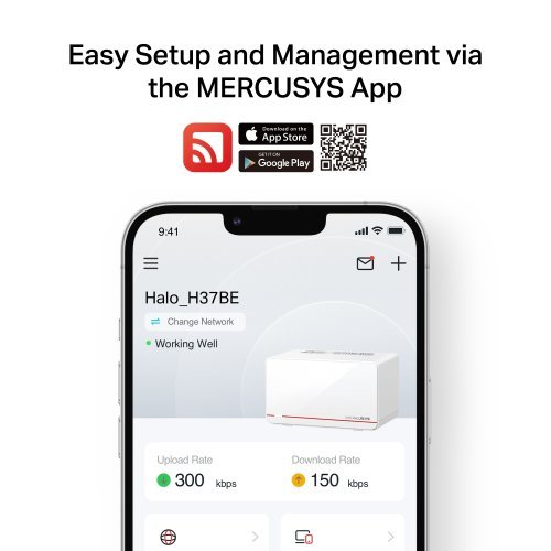 Безжичен рутер Mercusys Halo H37BE(2-pack) (снимка 7)