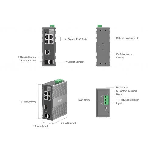 Суич TP-Link IES206G (снимка 10)