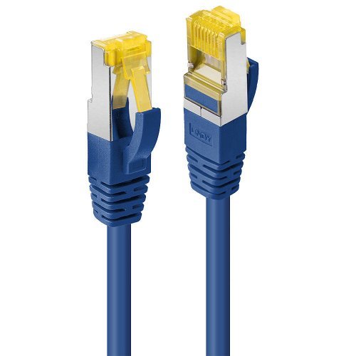 Cable De Red Vention Cat7 Certificado - 10 Metros - Premium Patch Cord Plano Ftp Rj45 Ethernet 10gbps 600 Mhz 100 Cobre Icabl