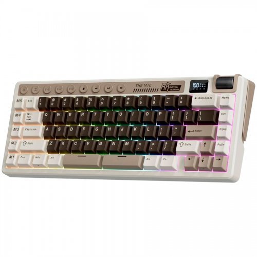Клавиатура ROYAL KLUDGE RK-M70-MCHAGY-CRMSW-US (снимка 2)