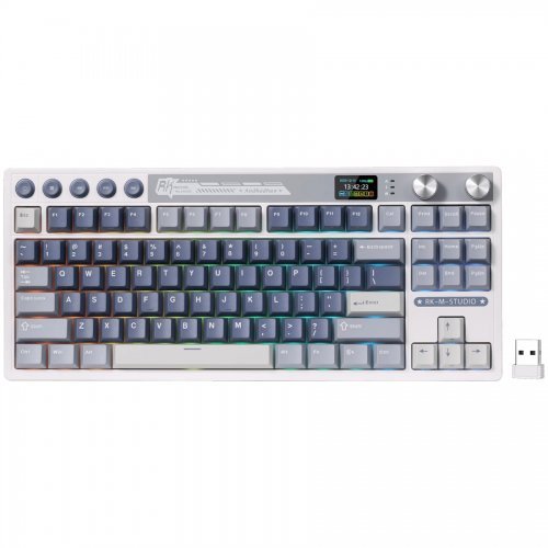 Клавиатура ROYAL KLUDGE RK-M87-OCBLU-CRMSW-US (снимка 1)