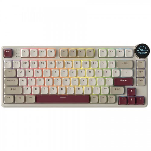 Клавиатура ROYAL KLUDGE RK-N80-ROSYCLD-REDSW-US (снимка 1)