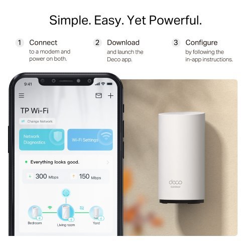 Безжичен рутер TP-Link Deco BE25-Outdoor(1-pack) (снимка 5)