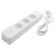 Разклонител DELTACO SH-P03USB2
