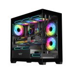 Компютърна кутия Darkflash DS900M-6F-BK