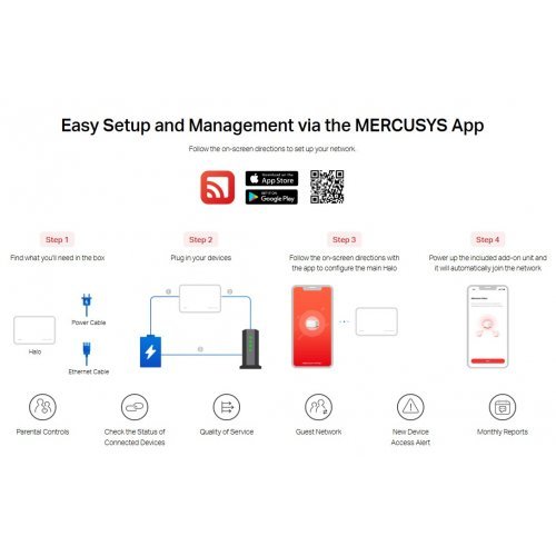Безжичен рутер Mercusys Halo H85X(3-pack) (снимка 10)