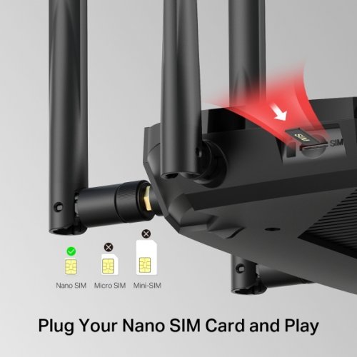 Безжичен рутер Mercusys MB235-4G (снимка 4)