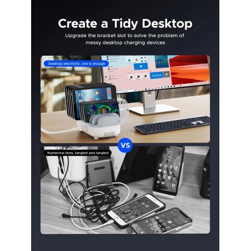 Зарядно устройство Orico DUK-10P-EU-WH (снимка 4)