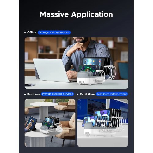 Зарядно устройство Orico DUK-10P-EU-WH (снимка 7)