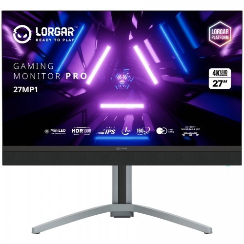 Монитор LORGAR LRG-27MP1U160-GY (снимка 1)