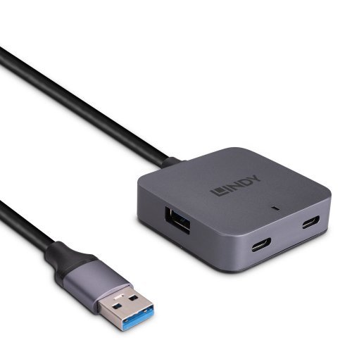 USB хъб Lindy LNY-43388 (снимка 1)