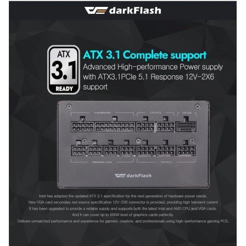 Захранващ блок Darkflash PMT1050-A3 (снимка 9)