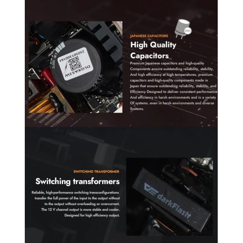 Захранващ блок Darkflash PMT1050-A3 (снимка 12)