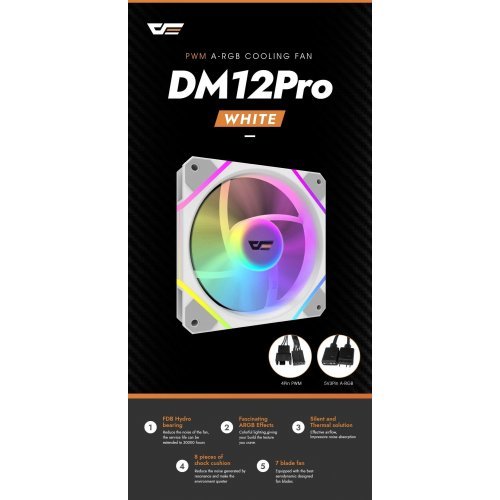 Охлаждане Darkflash DM12-PRO-WH (снимка 9)