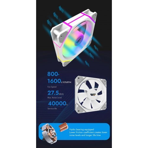 Охлаждане Darkflash DM12-PRO-WH (снимка 10)