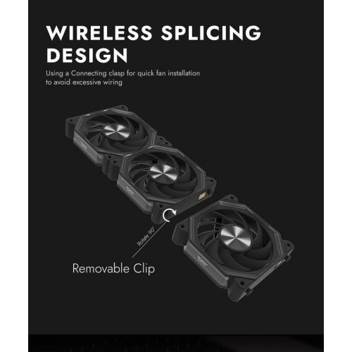 Охлаждане Darkflash INF32-BK-3 (снимка 9)