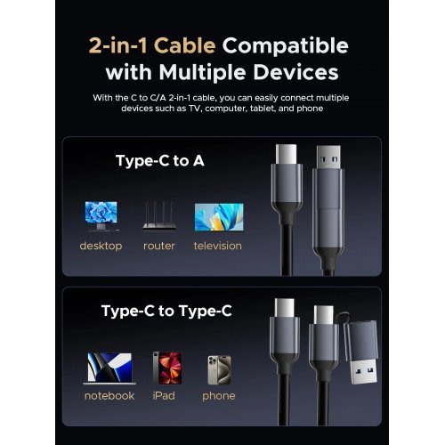 NAS устройство Orico ORICO-IT28E-C-EU-GY-BP (снимка 6)