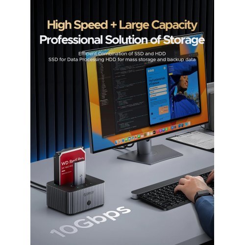 NAS устройство Orico ORICO-IT28E-C-EU-GY-BP (снимка 9)