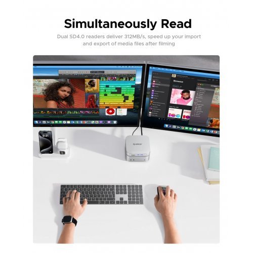 NAS устройство Orico ORICO-M47P-EU-SV-BP (снимка 8)