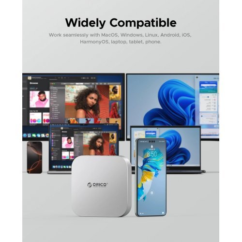 NAS устройство Orico ORICO-M47P-EU-SV-BP (снимка 12)