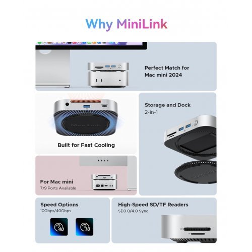 NAS устройство Orico ORICO-M49P-EU-SV-BP (снимка 8)