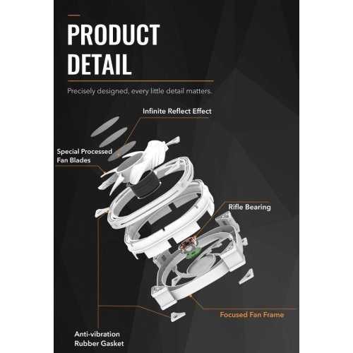 Охлаждане Darkflash INF24-R-PRO-BK (снимка 9)